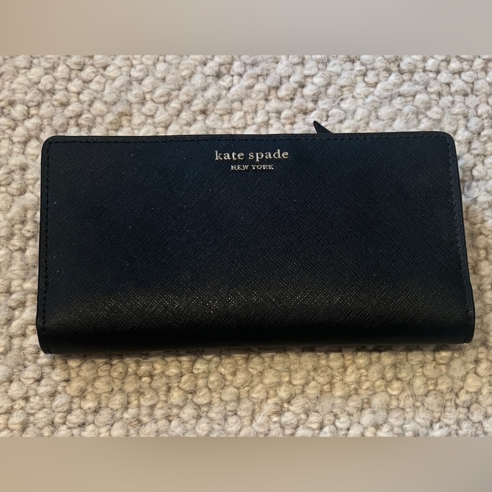 Kate Spade Black Bifold Wallet